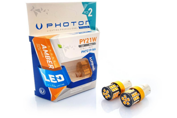 SIJALICA 12/24V PY21W LED ŽUTA PH7219