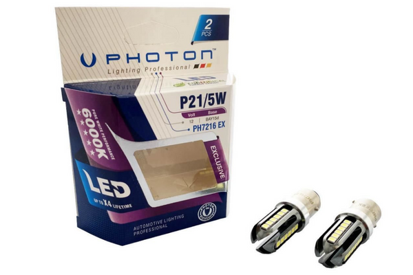 SIJALICA 12/24V P21/5W LED BELA PH7216