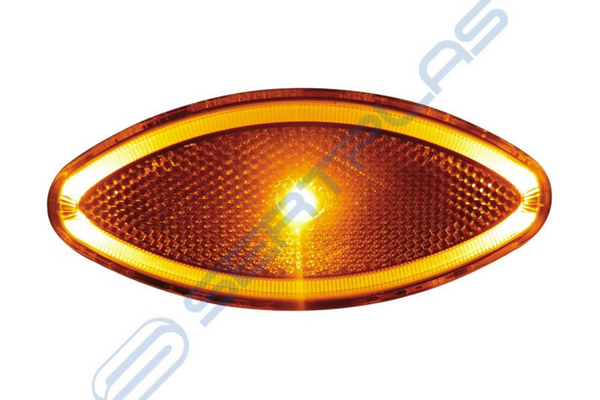 GABARIT 123X53 ELIPSA LED ŽUTI 0309