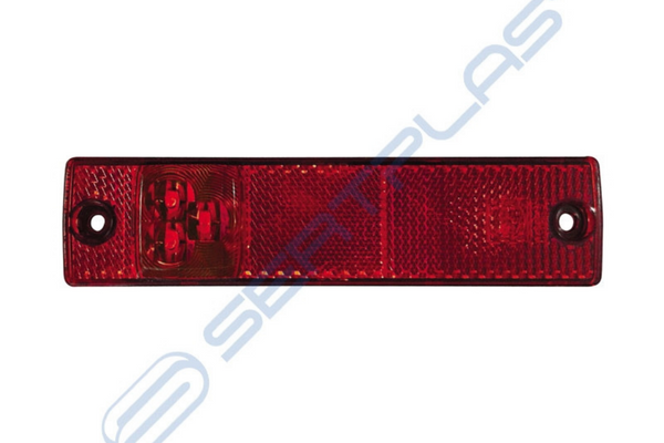 GABARIT 130X32 LED CRVENI 0383