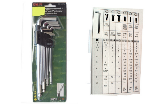 INBUS SET 209 XL 66495