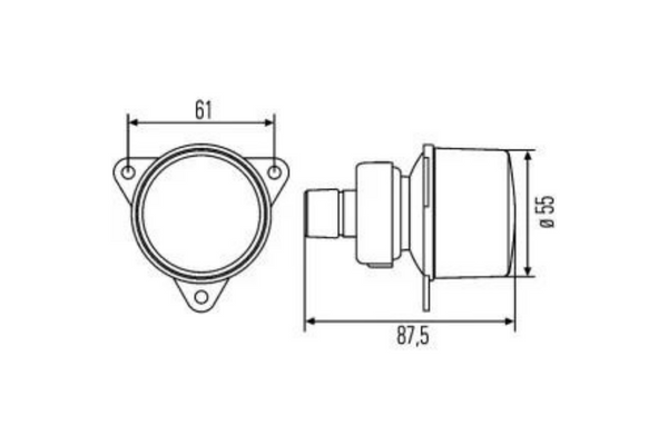 Piloto Intermitente HELLA 2BA 002 939-171 Al Mejor Precio